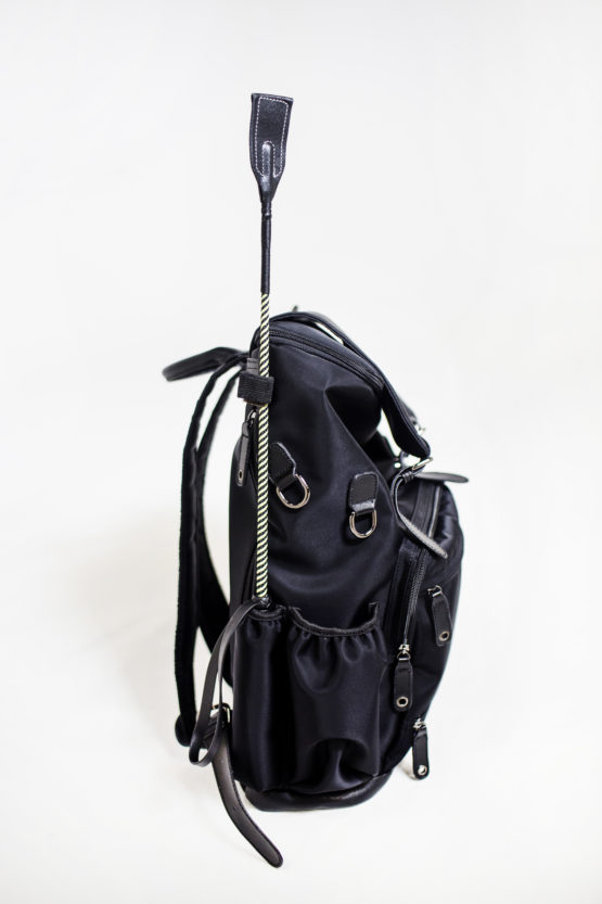 Ring Backpack 1 in Waterproof Technical Nylon/Leather – MaeLort & Co.